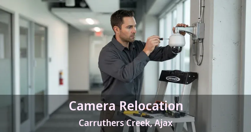 Camera Relocation Carruthers Creek, Ajax - ON