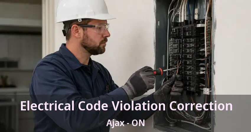 Electrical Code Violation Correction Ajax - ON