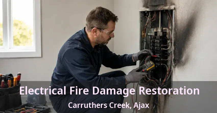 Electrical Fire Damage Restoration Carruthers Creek, Ajax - ON