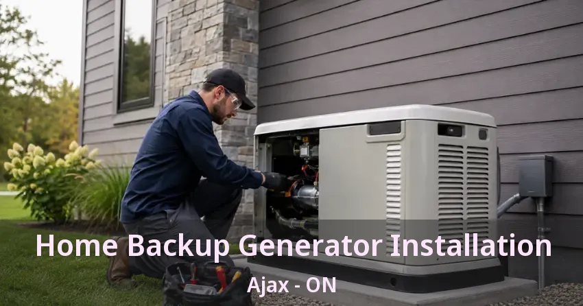 Home Backup Generator Installation Ajax - ON