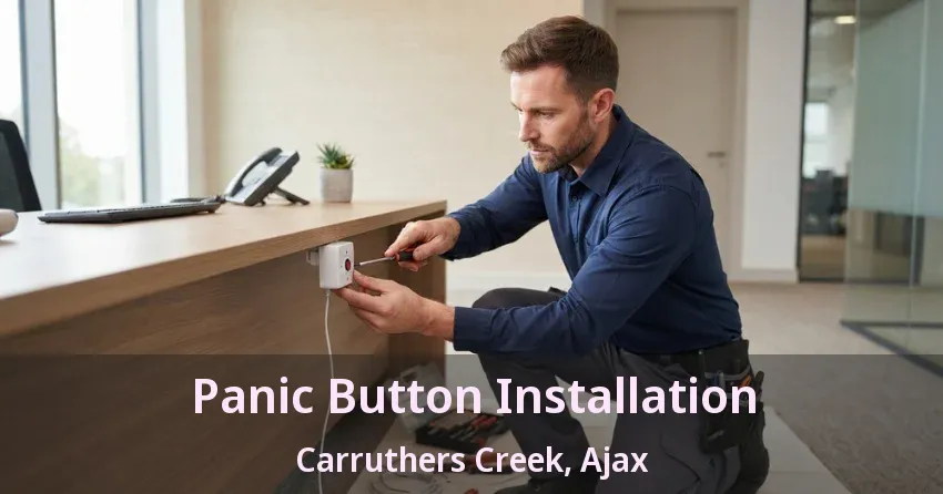 Panic Button Installation Carruthers Creek, Ajax - ON