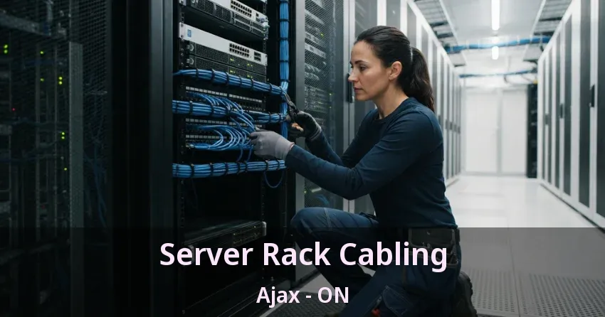 Server Rack Cabling Ajax - ON
