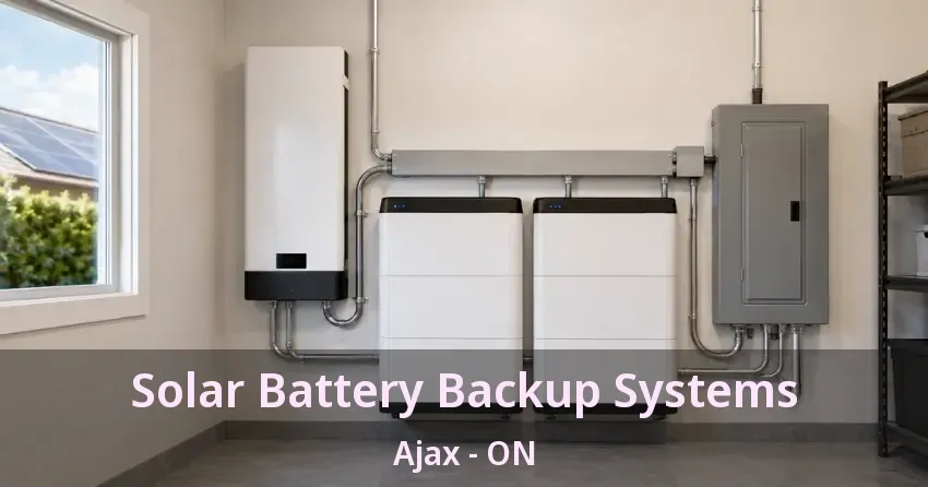 Solar Battery Backup Systems Ajax - ON